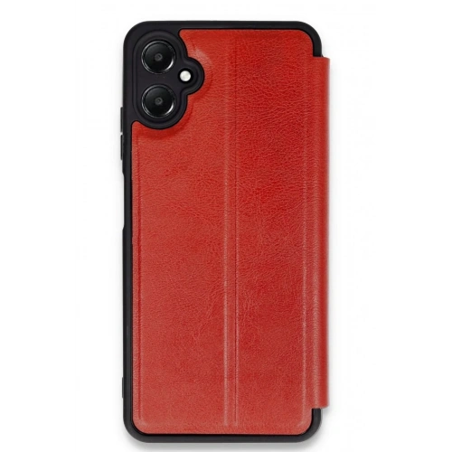Mey İthalat®  Samsung Galaxy A05 Kılıf Flip Cover - Kırmızı