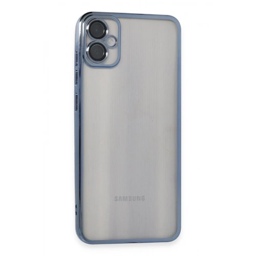 Mey İthalat®  Samsung Galaxy A05 Kılıf  Lensli Silikon - Lacivert