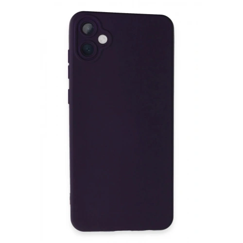 Mey İthalat®  Samsung Galaxy A05 Kılıf Nano içi Kadife Silikon - Mor
