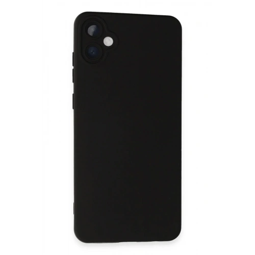 Mey İthalat®  Samsung Galaxy A05 Kılıf Nano içi Kadife Silikon - Siyah