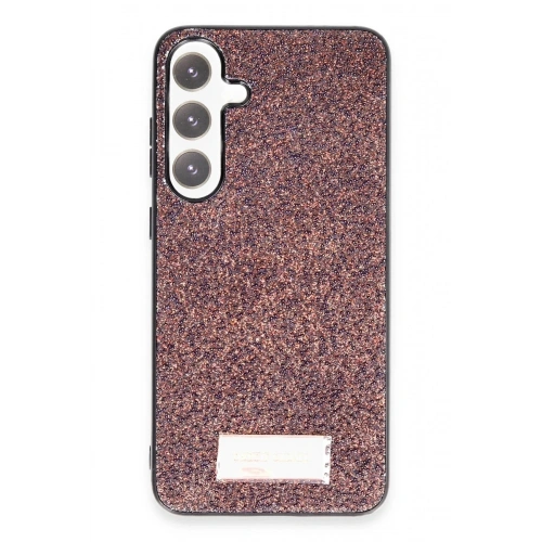 Mey İthalat®  Samsung Galaxy A05S Bright Simli Kapak - Derin Mor