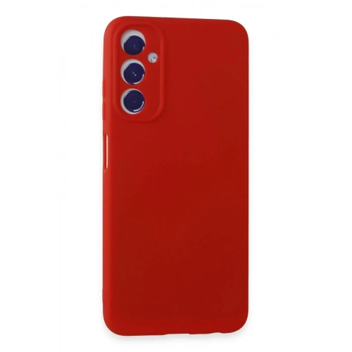 Mey İthalat®  Samsung Galaxy A05S Kılıf First Silikon - Kırmızı