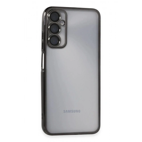 Mey İthalat®  Samsung Galaxy A05S Kılıf  Lensli Silikon - Siyah