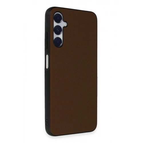 Mey İthalat®  Samsung Galaxy A05S Kılıf Taft Kapak - Kahverengi