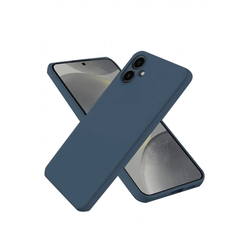 Mey İthalat®  Samsung Galaxy A06 Kılıf First Silikon - Lacivert