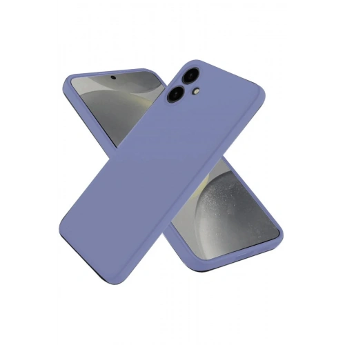 Mey İthalat®  Samsung Galaxy A06 Kılıf First Silikon - Lila