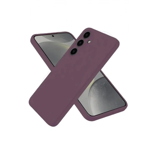 Mey İthalat®  Samsung Galaxy A06 Kılıf First Silikon - Mürdüm
