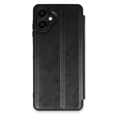 Mey İthalat®  Samsung Galaxy A06 Kılıf Flip Cover - Siyah