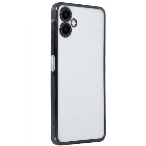 Mey İthalat®  Samsung Galaxy A06 Kılıf  Lensli Silikon - Siyah