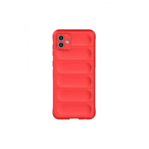 Mey İthalat®  Samsung Galaxy A06 Kılıf Optimum Silikon - Kırmızı
