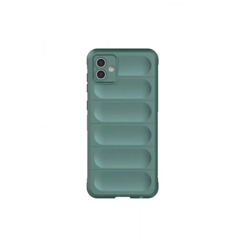 Mey İthalat®  Samsung Galaxy A06 Kılıf Optimum Silikon - Koyu Yeşil
