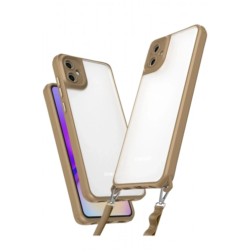Mey İthalat®  Samsung Galaxy A06 Kılıf Penta Silikon Kılıf - Çöl Titanyum