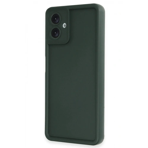 Mey İthalat®  Samsung Galaxy A06 Kılıf Viera Silikon - Koyu Yeşil
