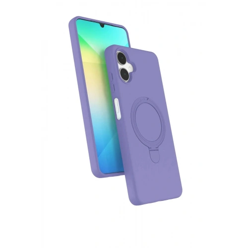Mey İthalat®  Samsung Galaxy A06 Regal Magsafe Standlı Kapak - Lila