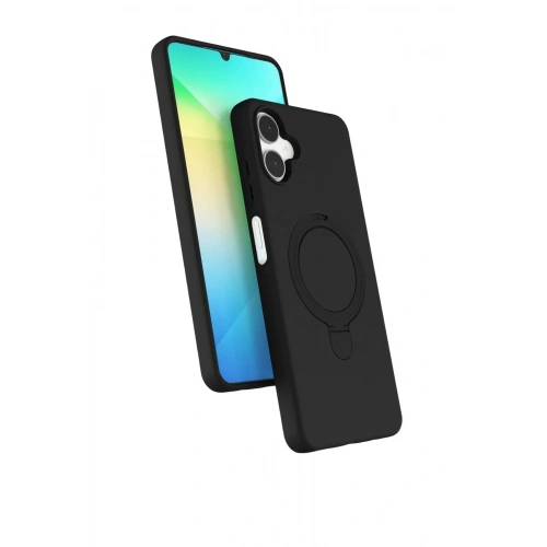 Mey İthalat®  Samsung Galaxy A06 Regal Magsafe Standlı Kapak - Siyah
