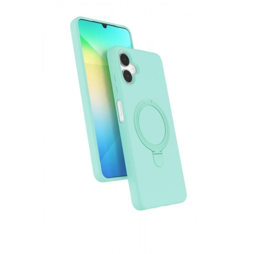 Mey İthalat®  Samsung Galaxy A06 Regal Magsafe Standlı Kapak - Su Yeşili