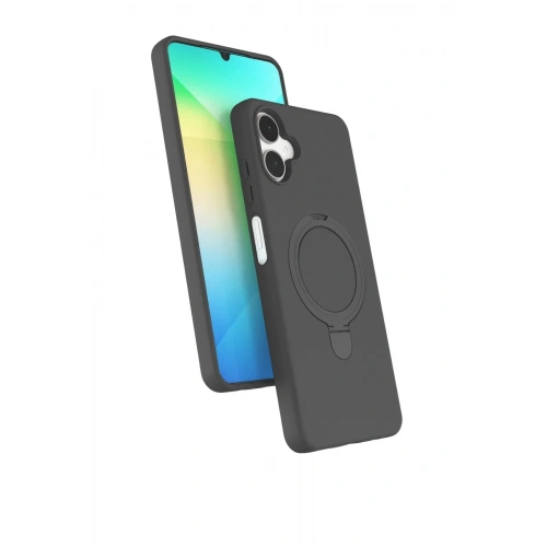 Mey İthalat®  Samsung Galaxy A06 Regal Magsafe Standlı Kapak - Titan Gri