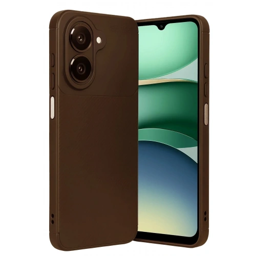 Mey İthalat®  Samsung Galaxy A07 4G Auto Focus Karbon Kapak - Kahverengi