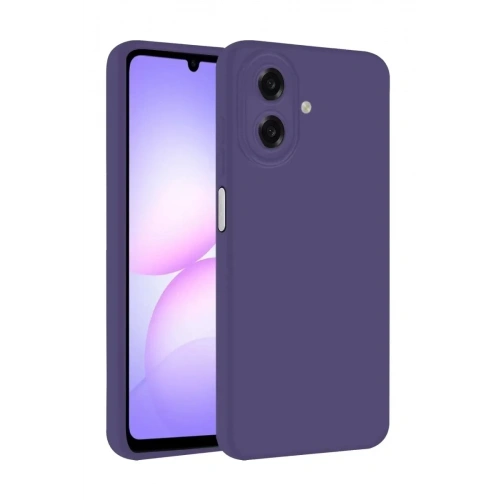 Mey İthalat®  Samsung Galaxy A07 4G First Silikon - Mürdüm