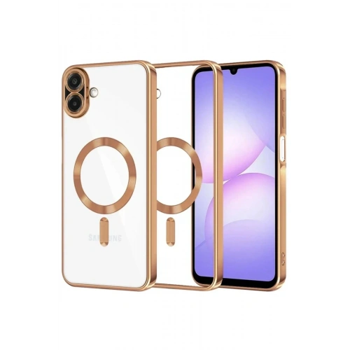 Mey İthalat®  Samsung Galaxy A07 4G Kross Magneticsafe Kapak - Çöl Titanyum