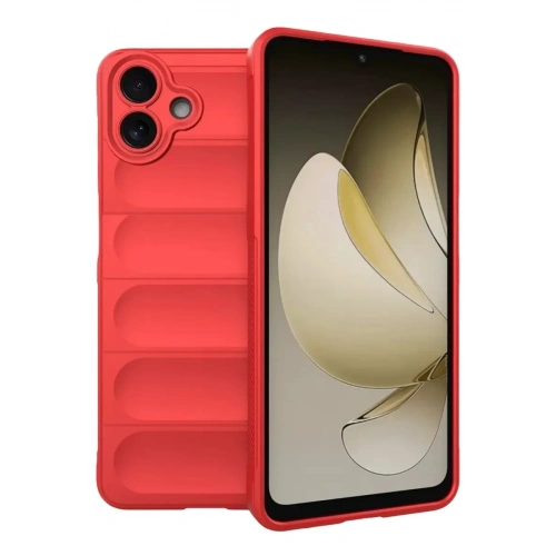Mey İthalat®  Samsung Galaxy A07 4G Optimum Silikon - Kırmızı