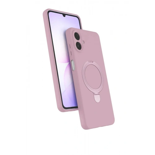 Mey İthalat®  Samsung Galaxy A07 4G Regal Magsafe Standlı Kapak - Açık Pembe