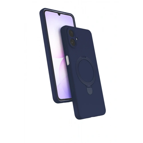 Mey İthalat®  Samsung Galaxy A07 4G Regal Magsafe Standlı Kapak - Lacivert