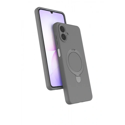 Mey İthalat®  Samsung Galaxy A07 4G Regal Magsafe Standlı Kapak - Titan Gri