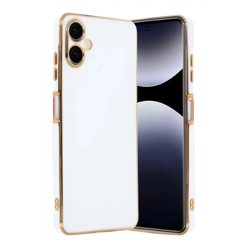 Mey İthalat®  Samsung Galaxy A07 4G Volet Silikon - Beyaz
