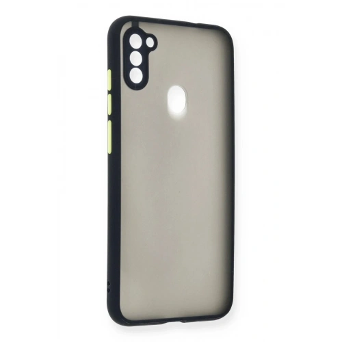 Mey İthalat®  Samsung Galaxy A11 Kılıf Montreal Silikon Kapak - Lacivert