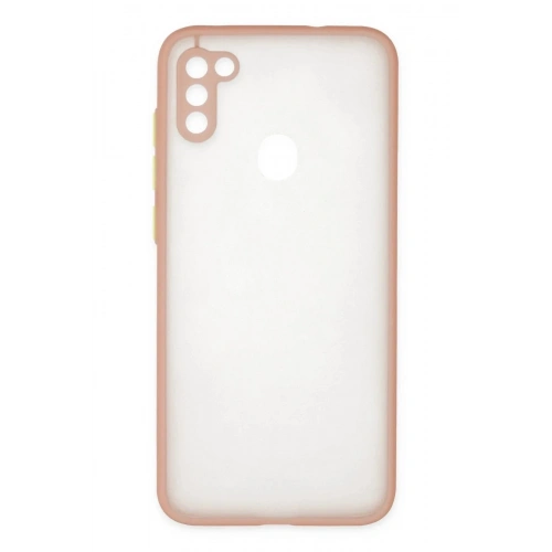 Mey İthalat®  Samsung Galaxy A11 Kılıf Montreal Silikon Kapak - Pembe