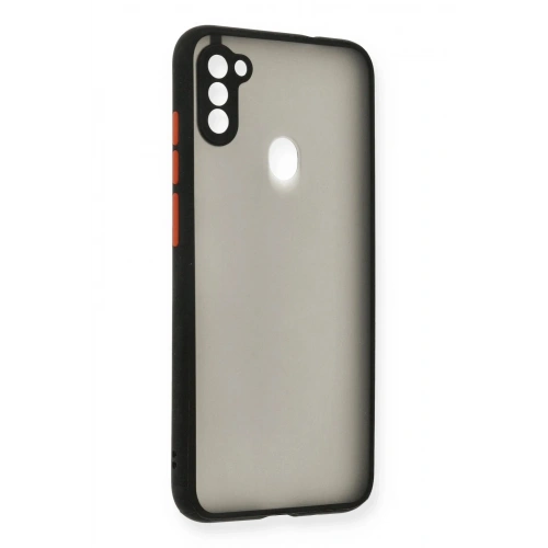 Mey İthalat®  Samsung Galaxy A11 Kılıf Montreal Silikon Kapak - Siyah