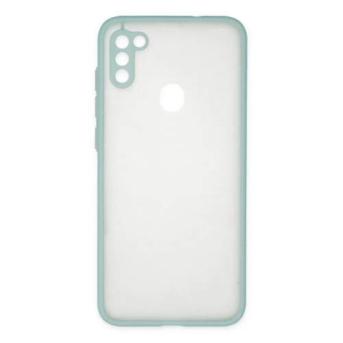 Mey İthalat®  Samsung Galaxy A11 Kılıf Montreal Silikon Kapak - Turkuaz