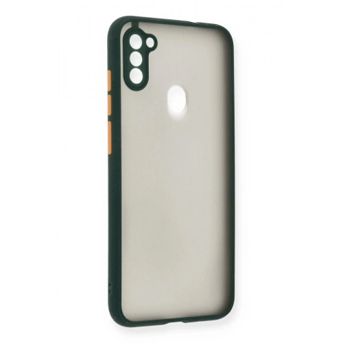 Mey İthalat®  Samsung Galaxy A11 Kılıf Montreal Silikon Kapak - Yeşil