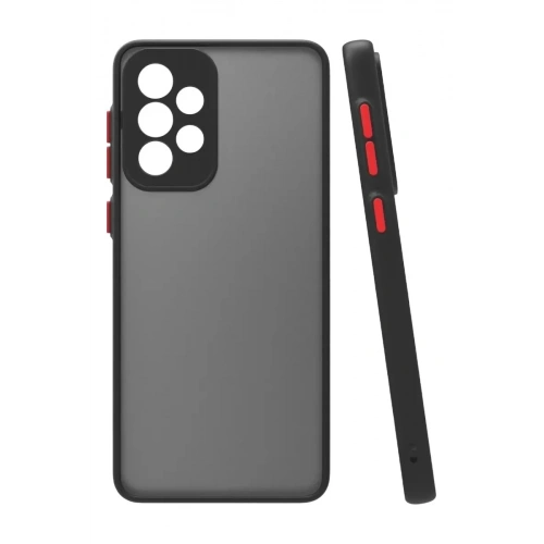 Mey İthalat®  Samsung Galaxy A13 4G Kılıf Montreal Silikon Kapak - Siyah