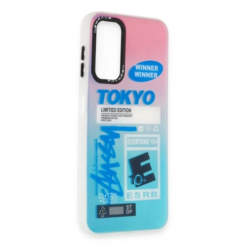 Mey İthalat®  Samsung Galaxy A14 4G Kılıf Estoril Desenli Kapak - Estoril - 1