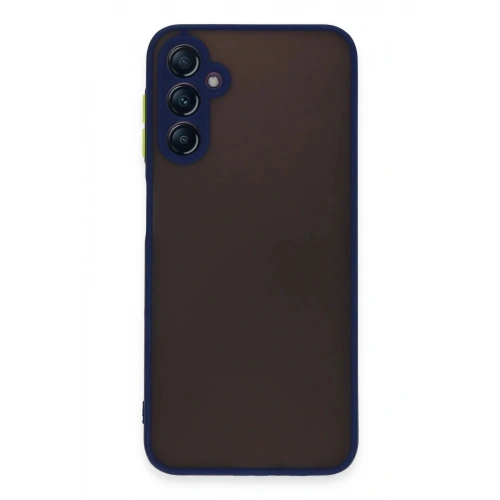 Mey İthalat®  Samsung Galaxy A14 4G Kılıf Montreal Silikon Kapak - Lacivert