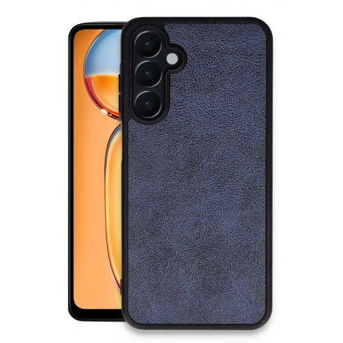 Mey İthalat®  Samsung Galaxy A15 4G Kılıf Aras Deri Kapak - Lacivert