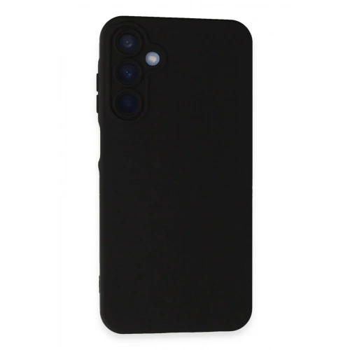 Mey İthalat®  Samsung Galaxy A15 4G Kılıf Nano içi Kadife Silikon - Siyah