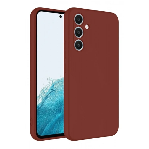 Mey İthalat®  Samsung Galaxy A16 5G Kılıf First Silikon - Bordo