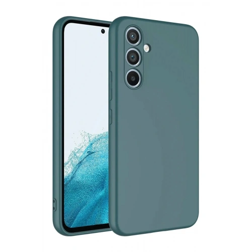 Mey İthalat®  Samsung Galaxy A16 5G Kılıf First Silikon - Koyu Yeşil