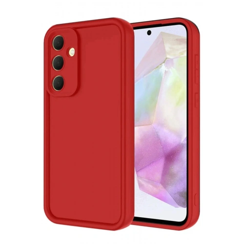 Mey İthalat®  Samsung Galaxy A16 5G Kılıf Viera Silikon - Kırmızı