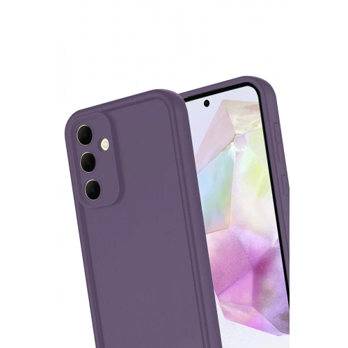 Mey İthalat®  Samsung Galaxy A16 5G Kılıf Viera Silikon - Mürdüm