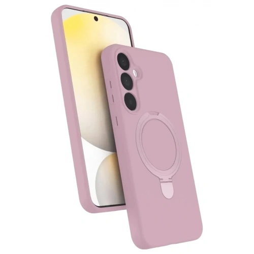 Mey İthalat®  Samsung Galaxy A16 5G Regal Magsafe Standlı Kapak - Açık Pembe