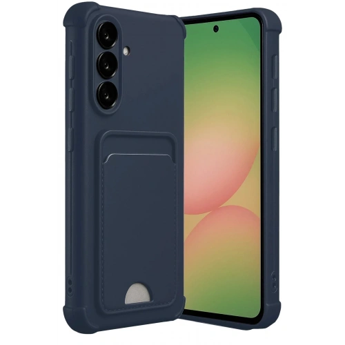 Mey İthalat®  Samsung Galaxy A17 5G Kelvin Kartvizitli Silikon - Lacivert