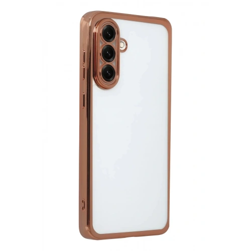 Mey İthalat®  Samsung Galaxy A17 5G  Lensli Silikon - Çöl Titanyum