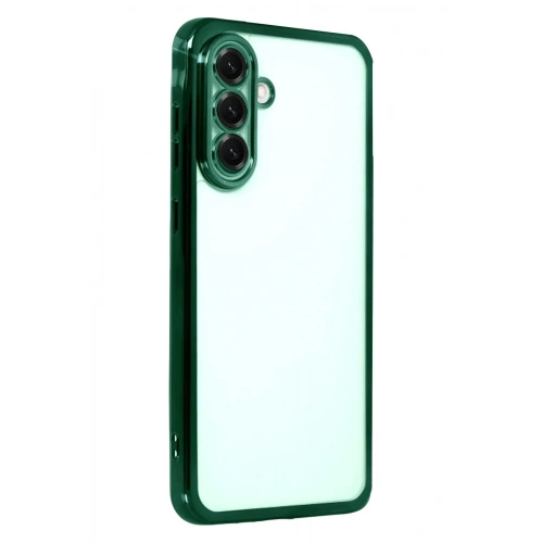 Mey İthalat®  Samsung Galaxy A17 5G  Lensli Silikon - Yeşil