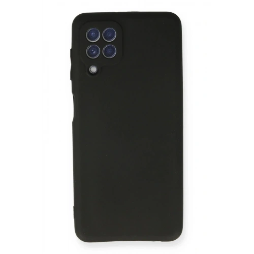 Mey İthalat®  Samsung Galaxy A22 Kılıf First Silikon - Siyah