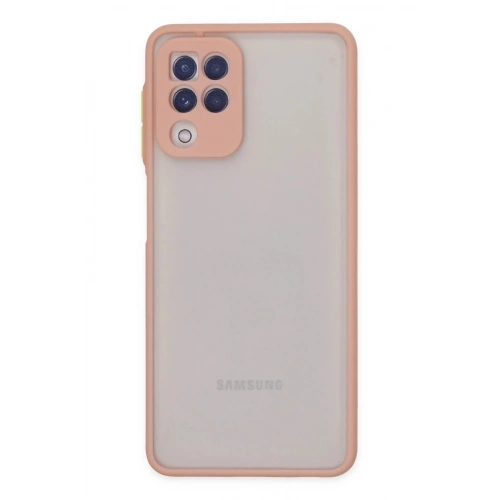 Mey İthalat®  Samsung Galaxy A22 Kılıf Montreal Silikon Kapak - Pembe