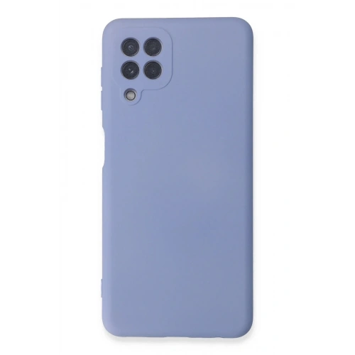 Mey İthalat®  Samsung Galaxy A22 Kılıf Nano içi Kadife Silikon - Lila